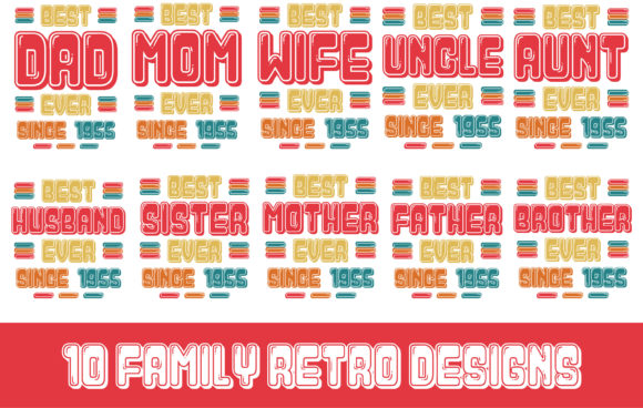 10 Family Retro Designs - 1955