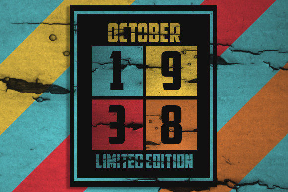 Retro October 1938 Limited Edition Design Review