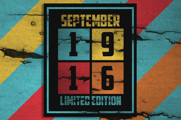 Retro September 1916 Limited Edition Review