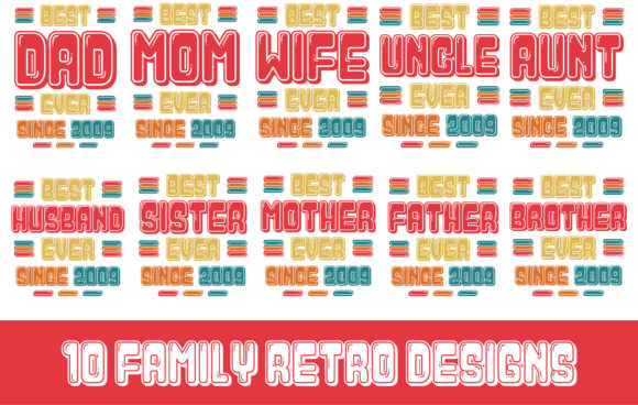 Review: 10 Family Retro Designs - 2009 for Real Embroidery