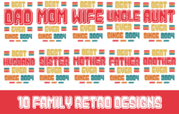 Reviewing 10 Family Retro Designs - 2004 for Real Embroidery