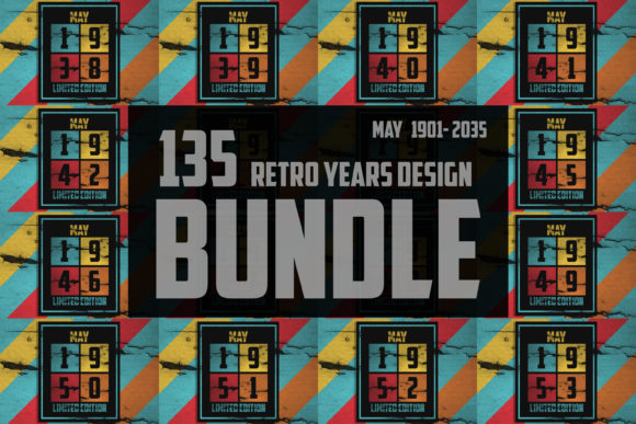 Reviewing 135 Retro Years - May 1901 - 2035 for Embroidery